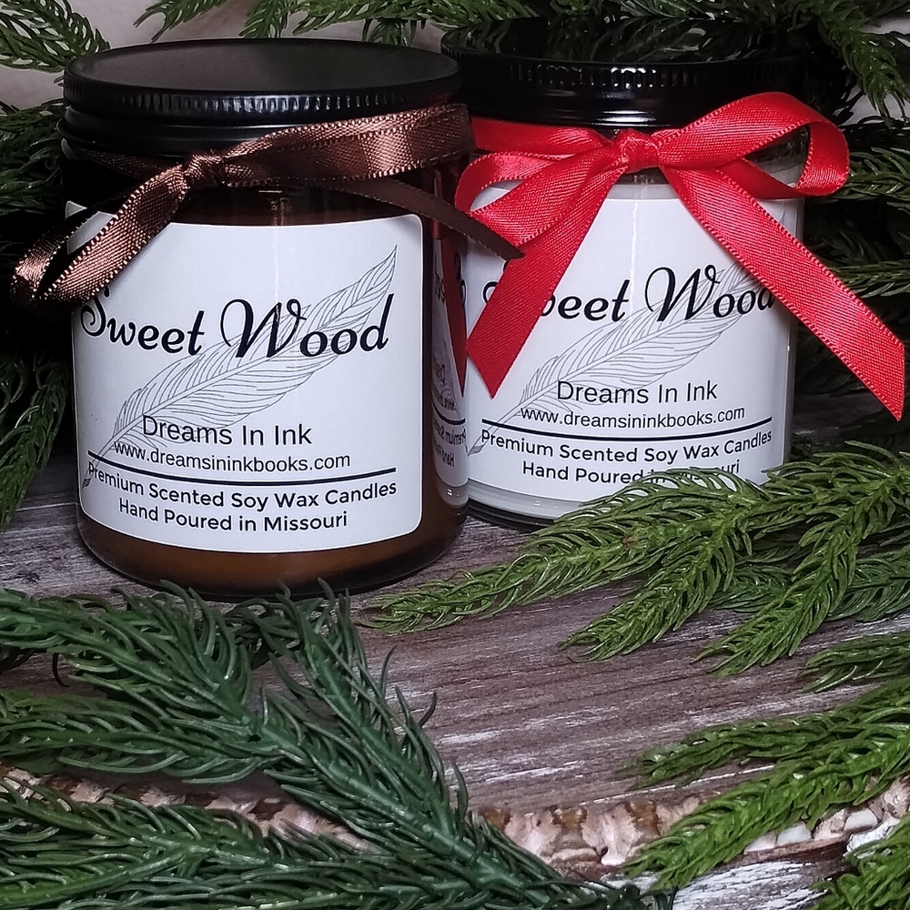 6oz 100% Soy Wax Candle - Sweet Wood